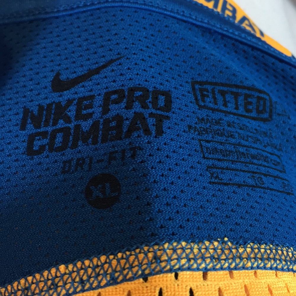 SOLD ON EBAY Nike DRI FIT pro combat multi sport rash guard compression shirt - Picture 8 of 8